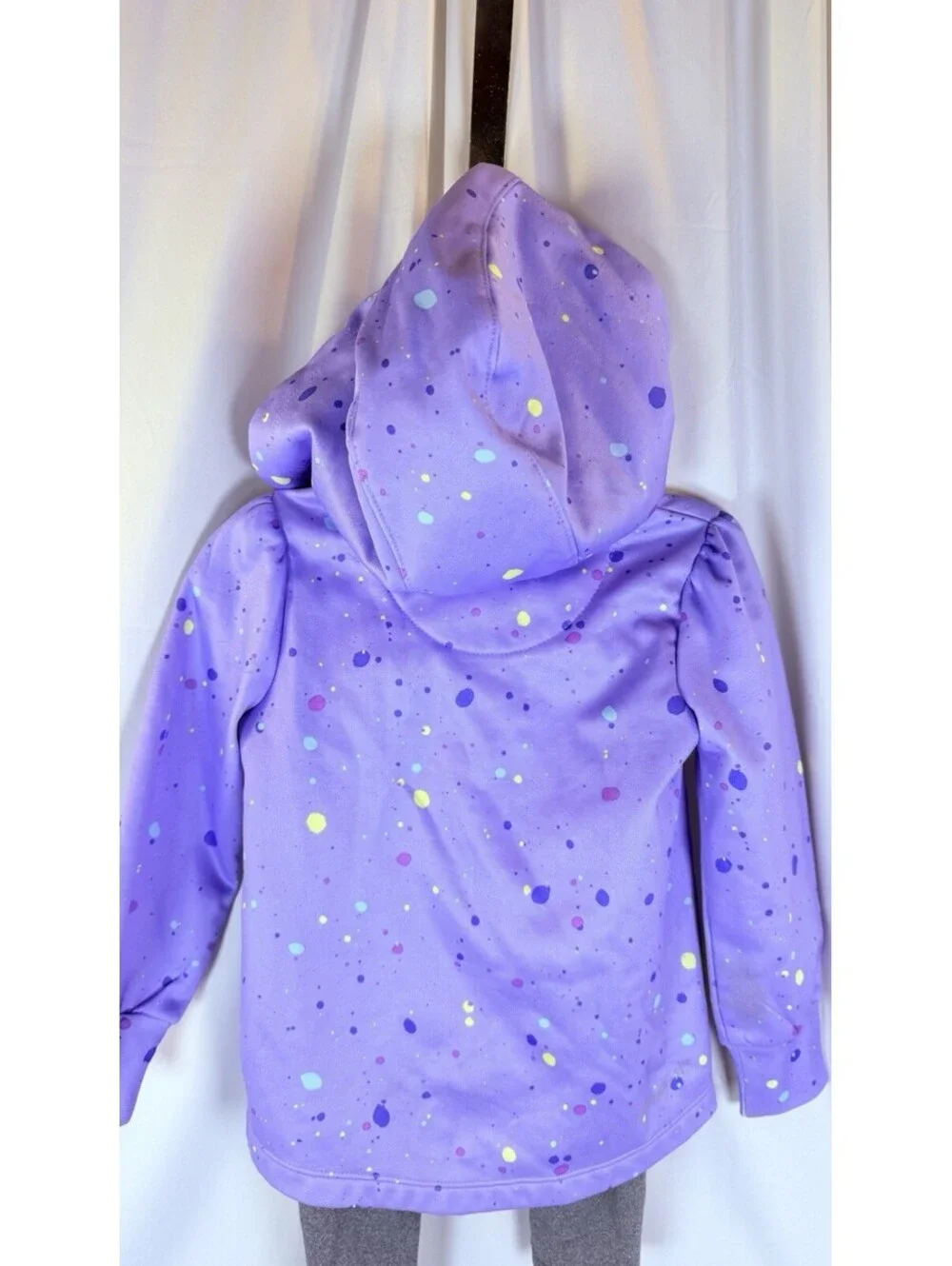 NIKE DRI-FIT Size 2T Baby Lavender Zip Up Athletic Jacket and Leggings